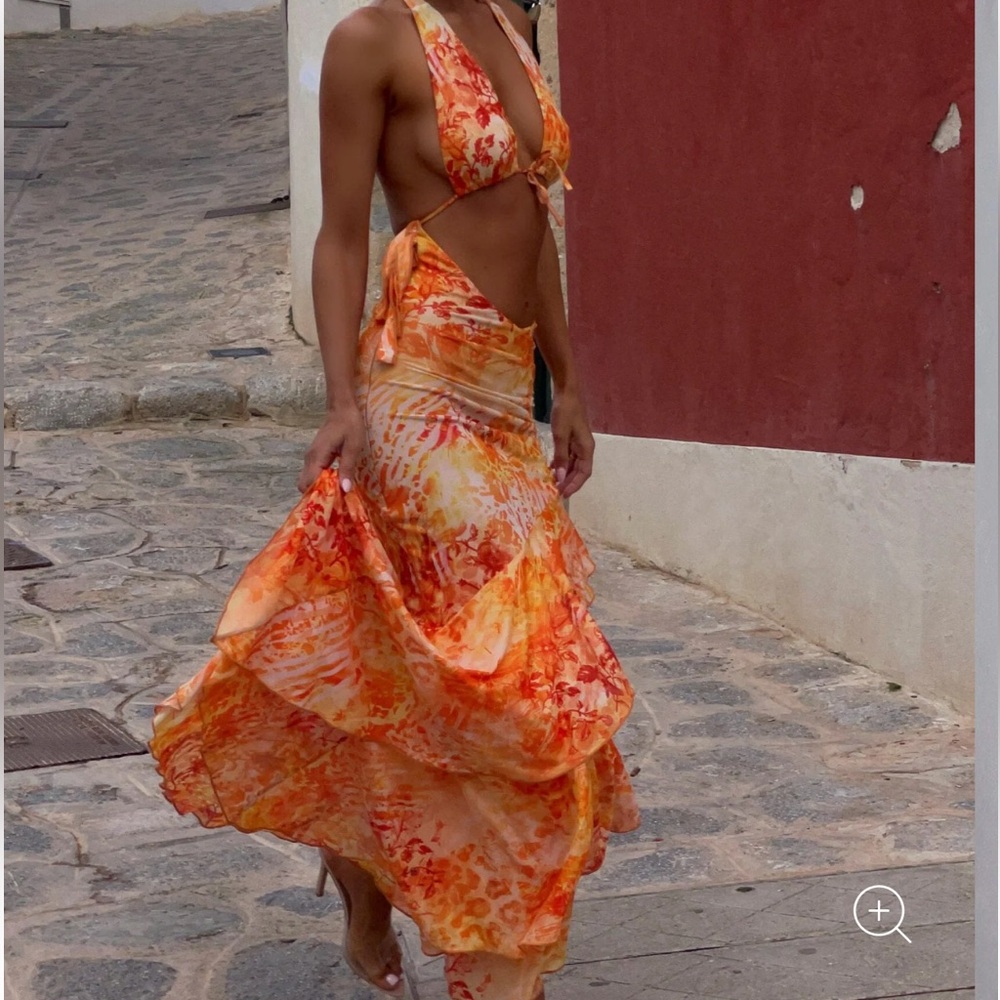 OUTCAST CASI MAXI DRESS CALILE SIZE S - Picture 3 of 6